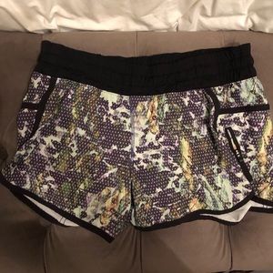 Multicolor Lulu Lemon Tracker Shorts